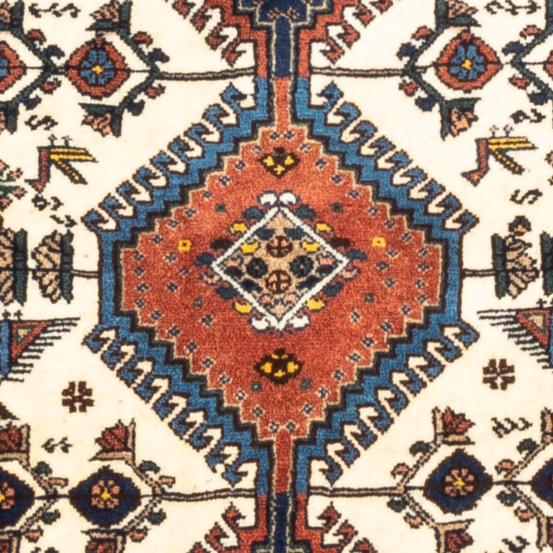 Alfombra persa - Nómada - 130 x 80 cm - crema
