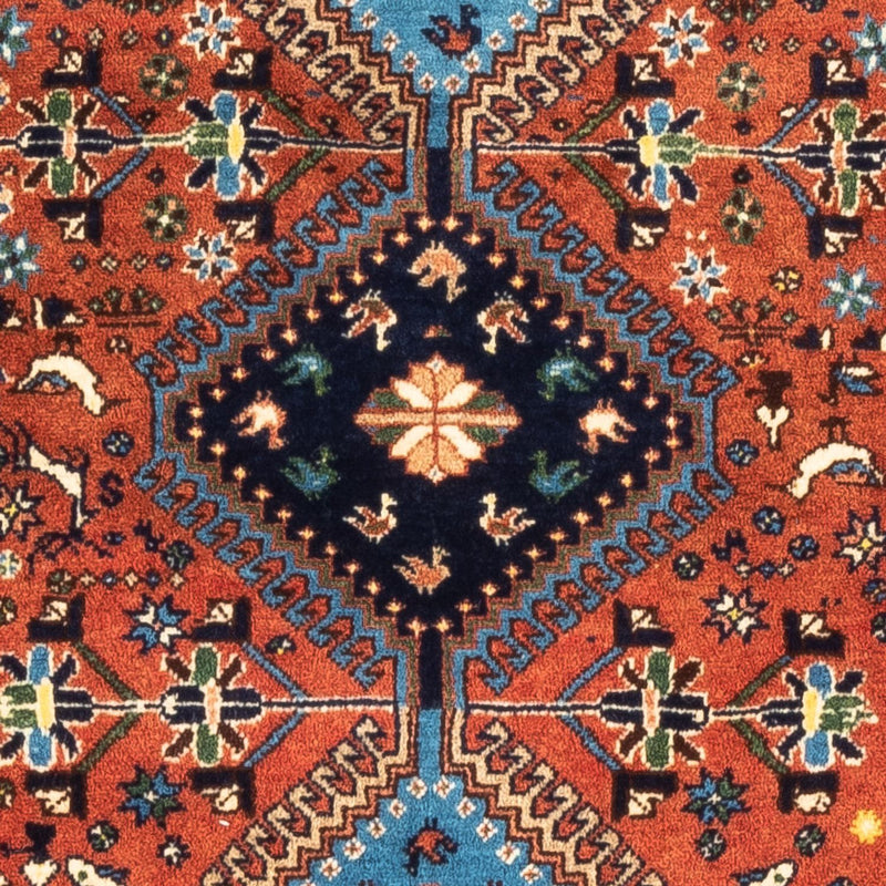 Alfombra persa - Nómada - 123 x 84 cm - rojo