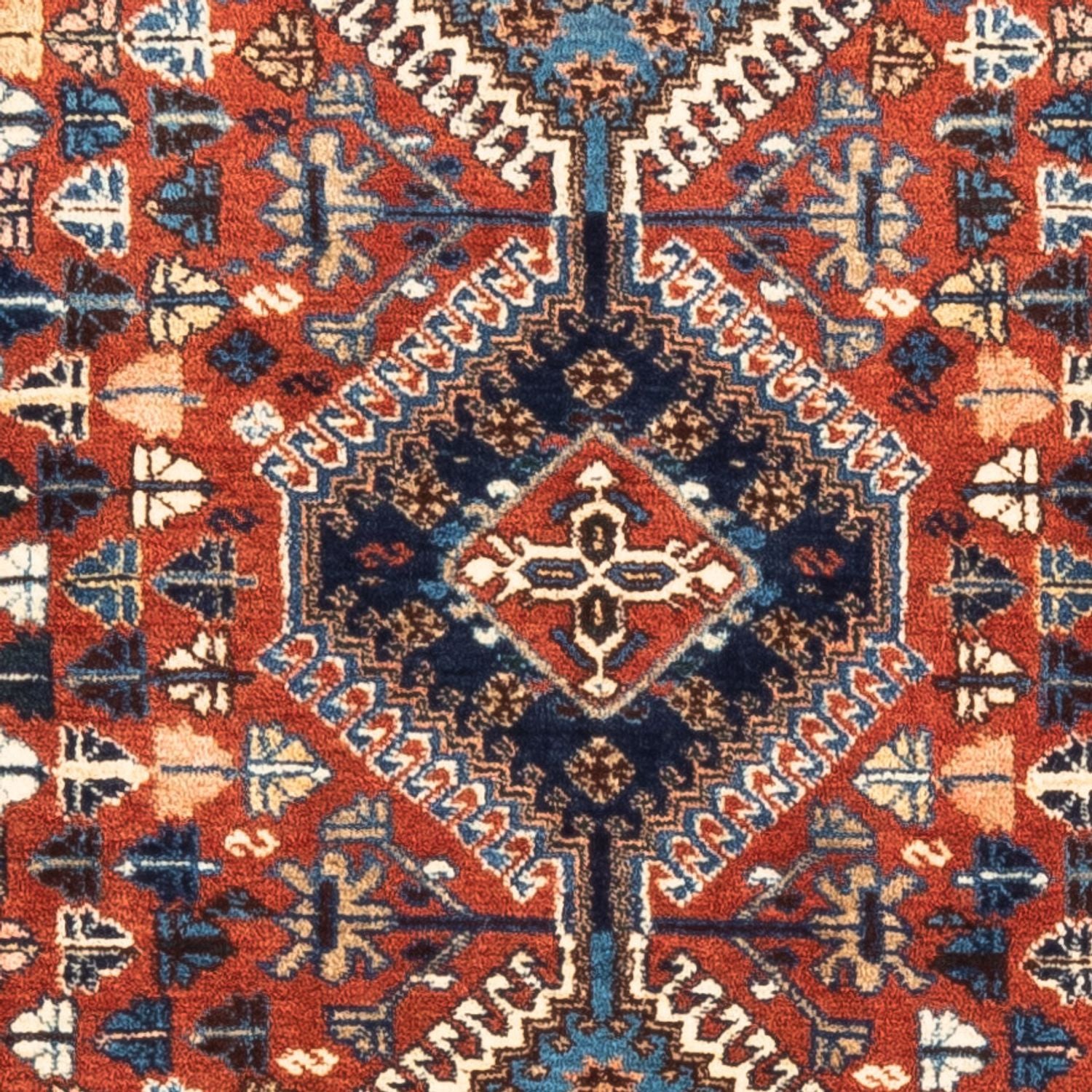 Alfombra persa - Nómada - 130 x 83 cm - rojo