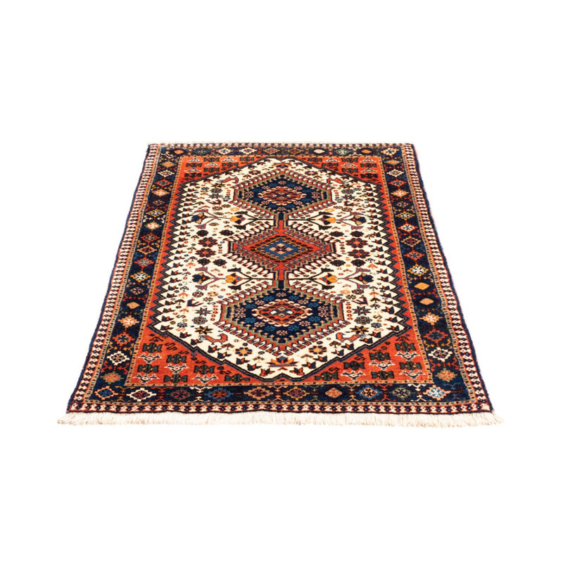 Alfombra persa - Nómada - 136 x 80 cm - crema