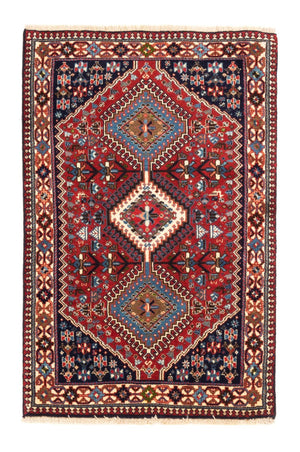 Alfombra persa - Nómada - 123 x 81 cm - rojo