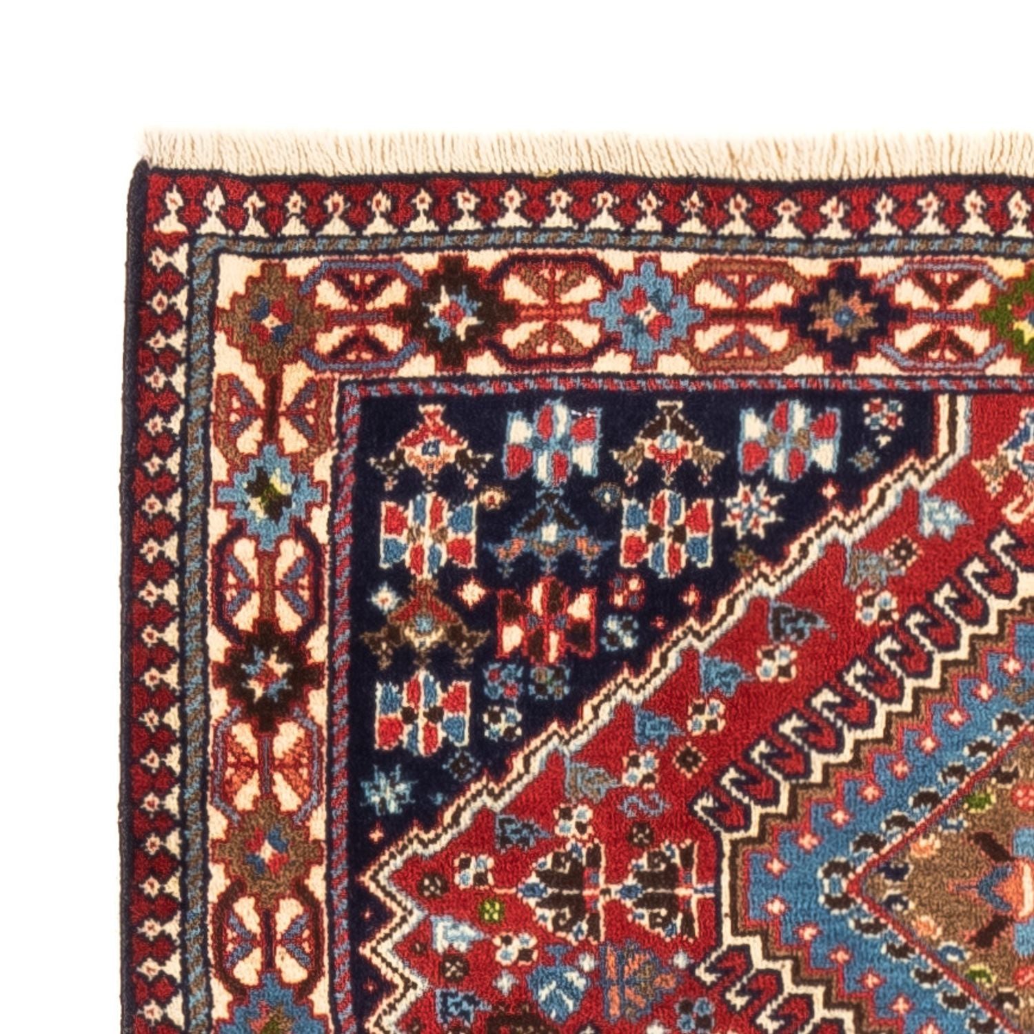 Alfombra persa - Nómada - 123 x 81 cm - rojo