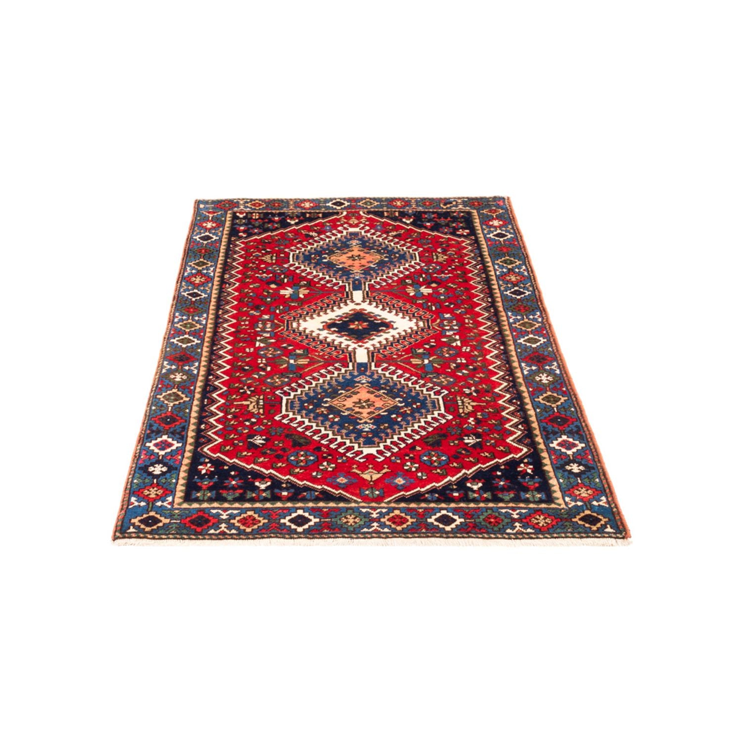 Alfombra persa - Nómada - 128 x 74 cm - rojo