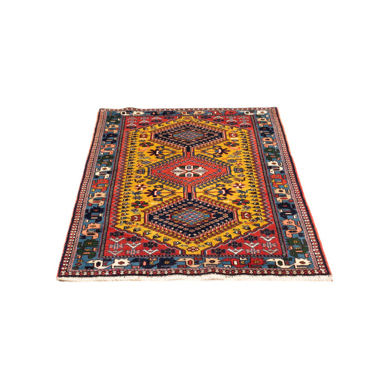 Alfombra persa - Nómada - 127 x 80 cm - amarillo