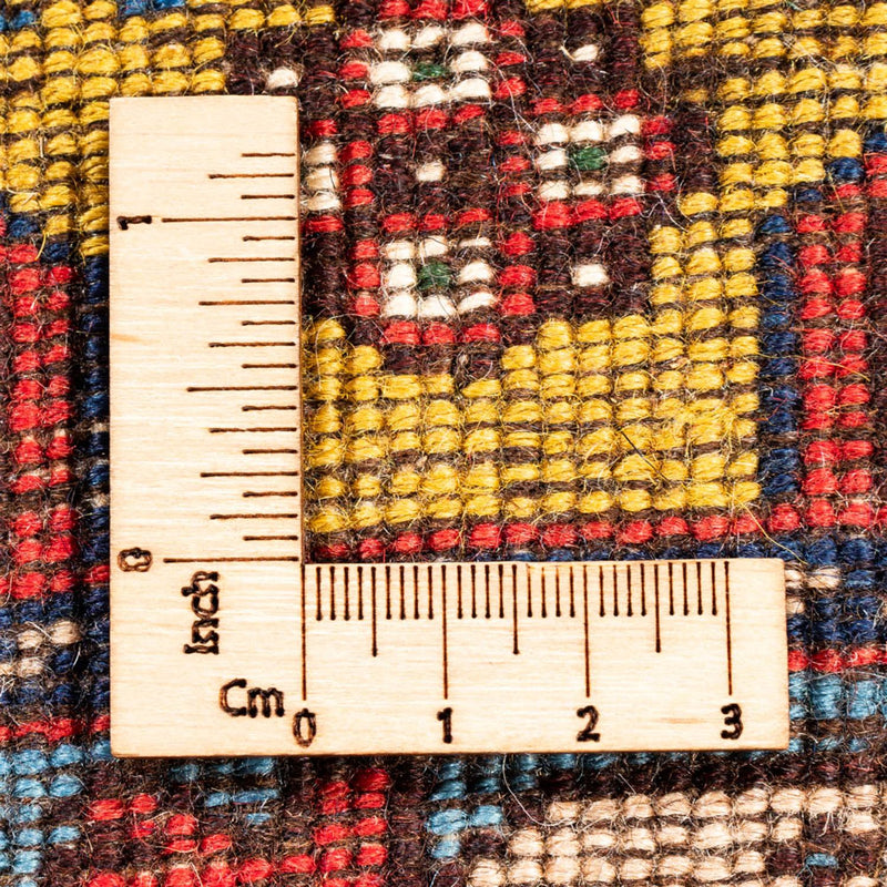 Alfombra persa - Nómada - 127 x 80 cm - amarillo