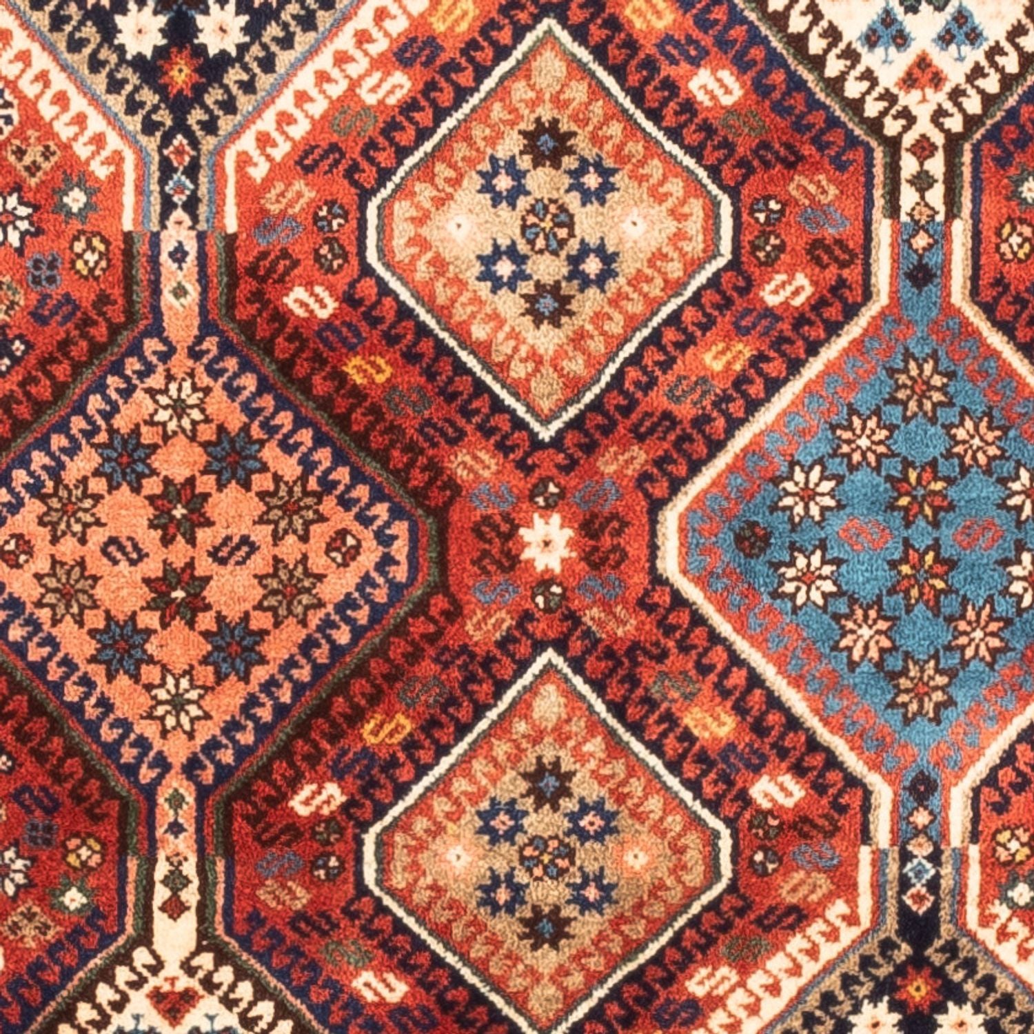 Alfombra persa - Nómada - 128 x 77 cm - rojo