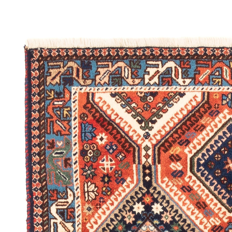 Alfombra persa - Nómada - 128 x 77 cm - rojo