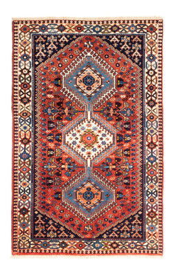 Alfombra persa - Nómada - 125 x 81 cm - rojo