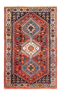 Alfombra persa - Nómada - 125 x 81 cm - rojo