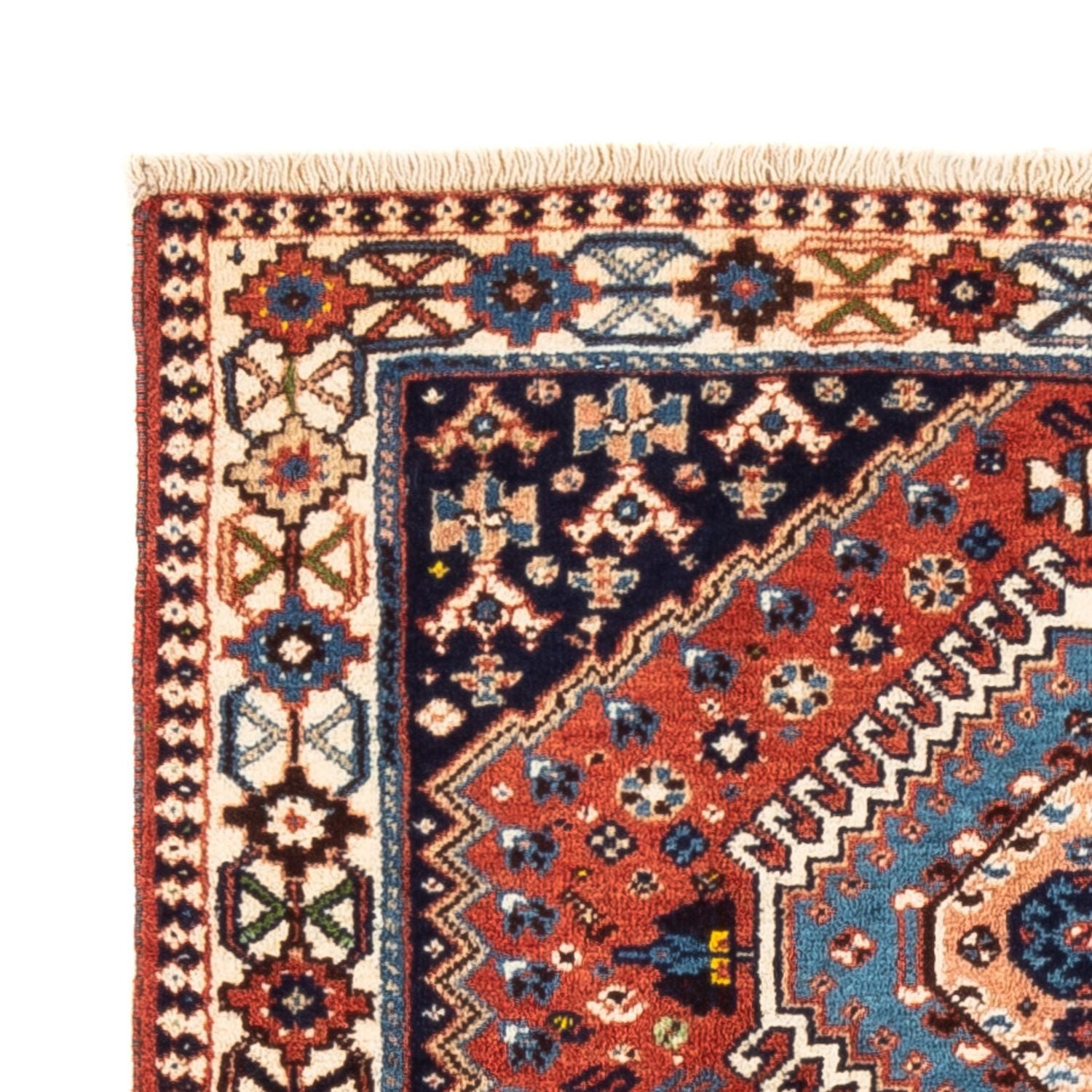 Alfombra persa - Nómada - 125 x 81 cm - rojo