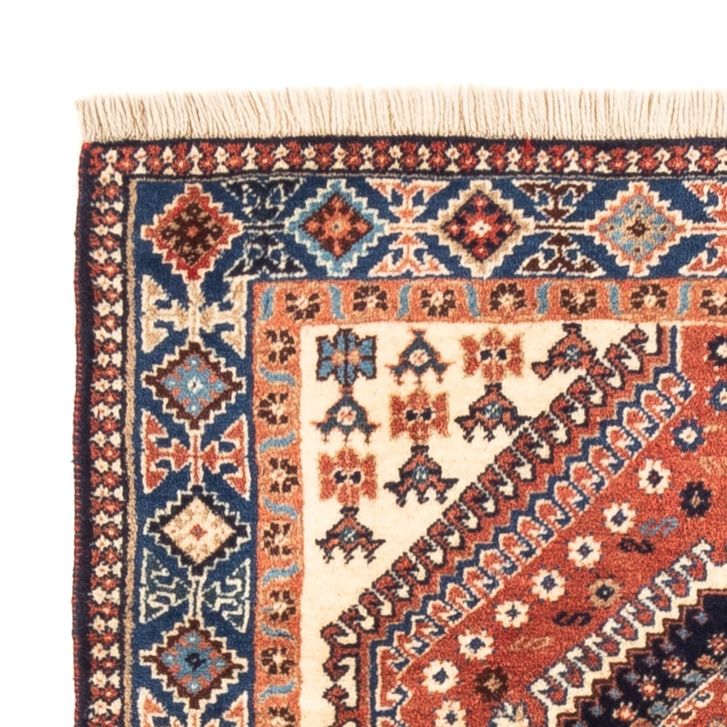 Alfombra persa - Nómada - 131 x 82 cm - rojo