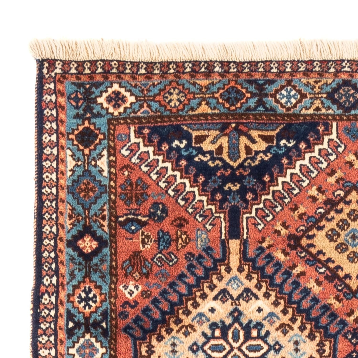 Alfombra persa - Nómada - 130 x 82 cm - rojo
