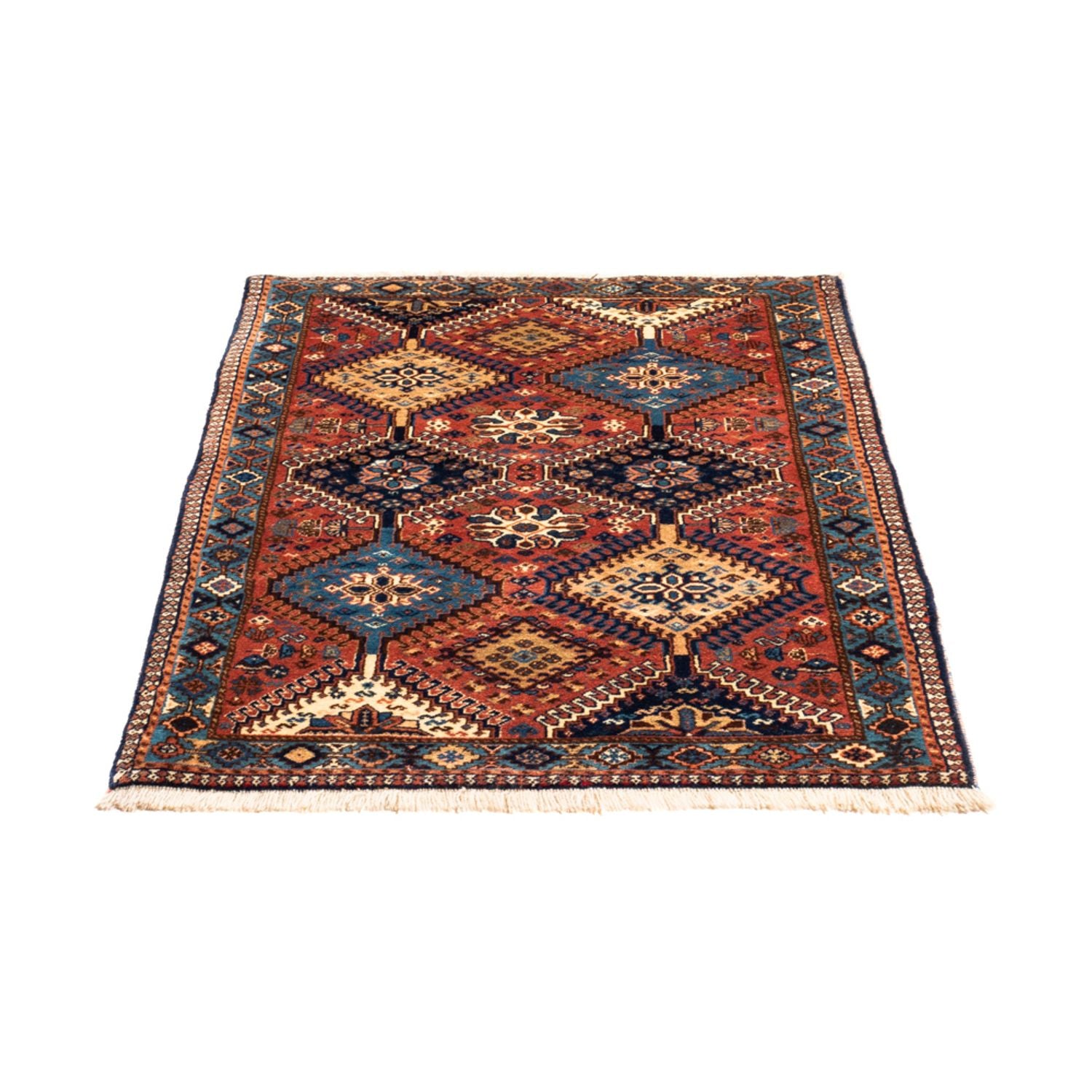 Alfombra persa - Nómada - 130 x 82 cm - rojo