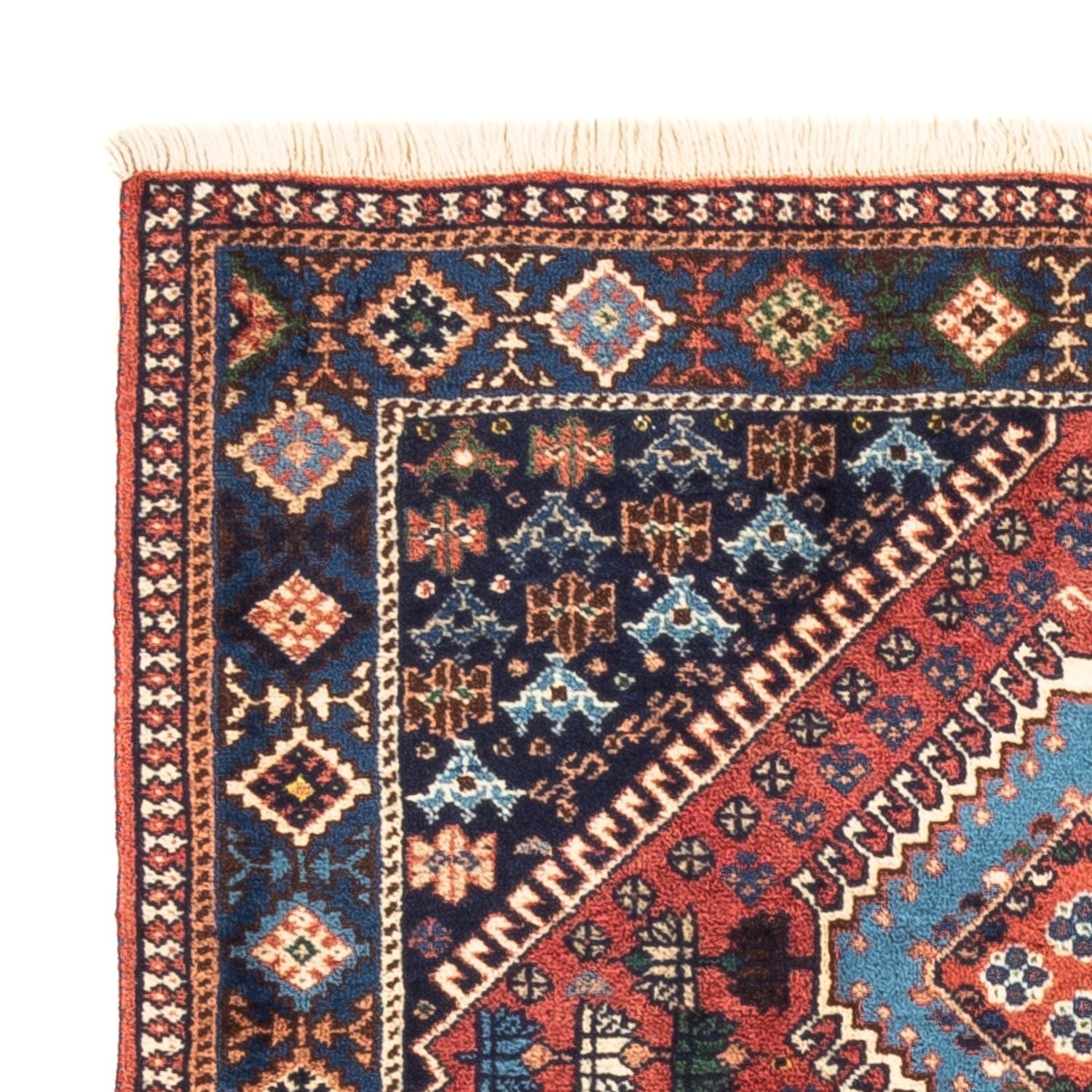 Alfombra persa - Nómada - 130 x 82 cm - rojo
