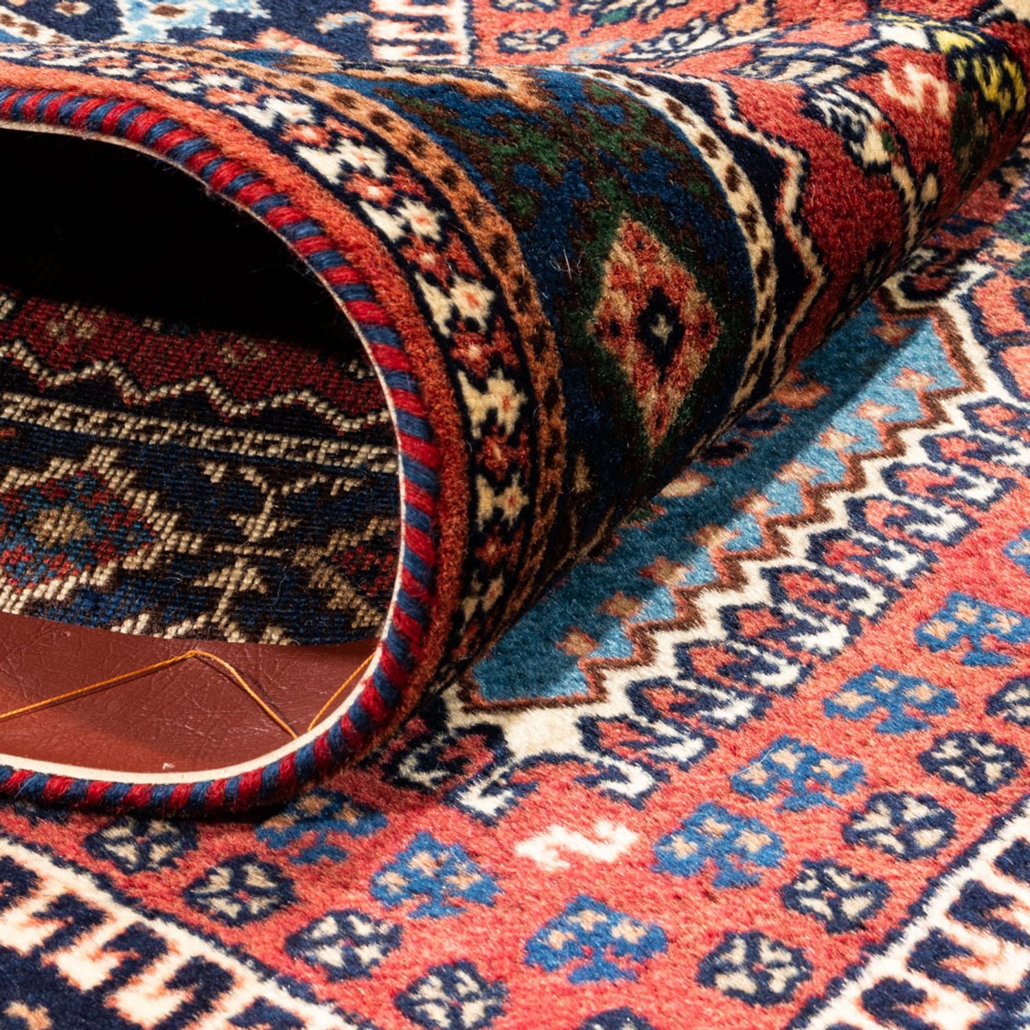 Alfombra persa - Nómada - 130 x 82 cm - rojo