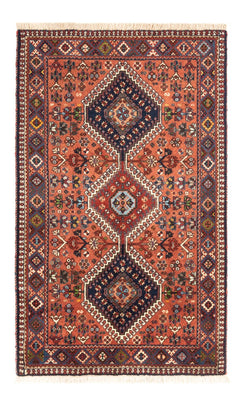 Alfombra persa - Nómada - 136 x 82 cm - rojo