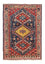 Alfombra persa - Nómada - 120 x 83 cm - azul oscuro