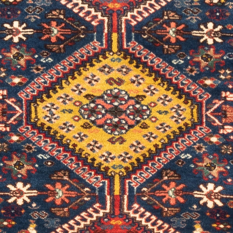 Alfombra persa - Nómada - 120 x 83 cm - azul oscuro