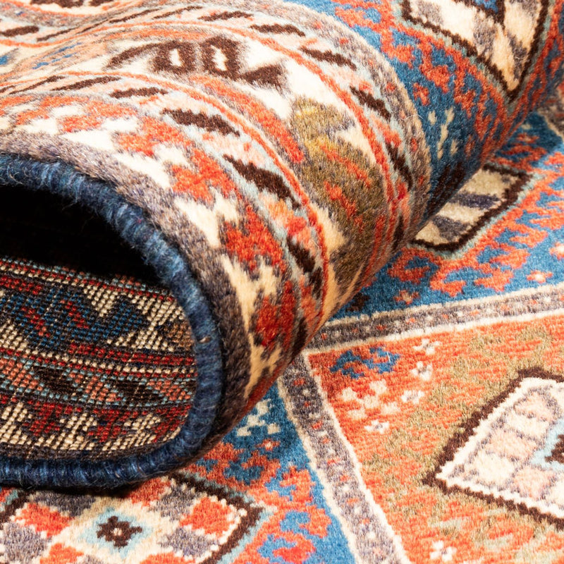 Alfombra persa - Nómada - 122 x 79 cm - multicolor