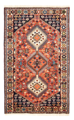 Alfombra persa - Nómada - 130 x 82 cm - rojo