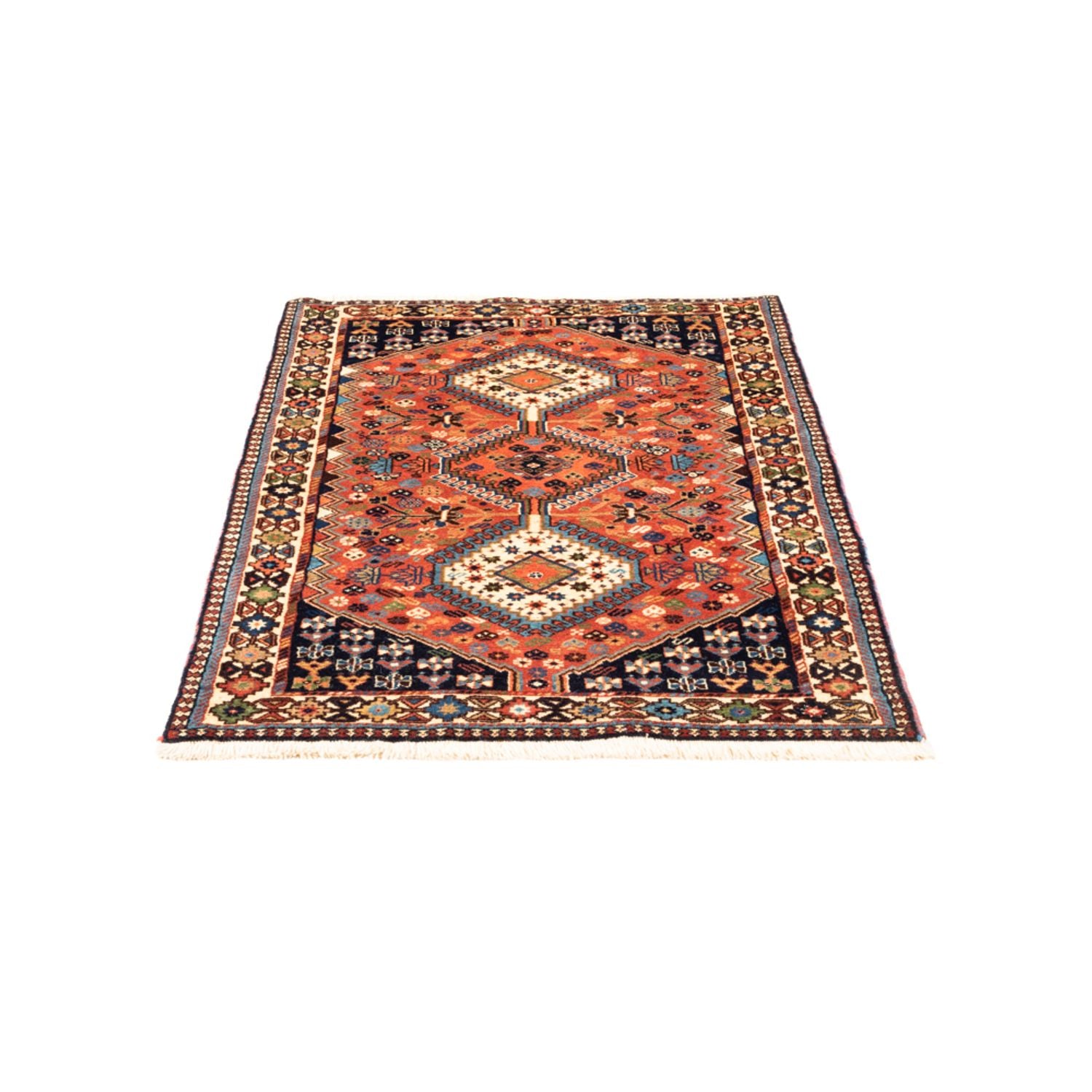 Alfombra persa - Nómada - 130 x 82 cm - rojo