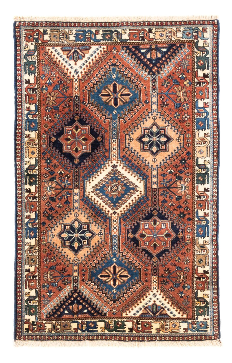 Alfombra persa - Nómada - 128 x 81 cm - rojo