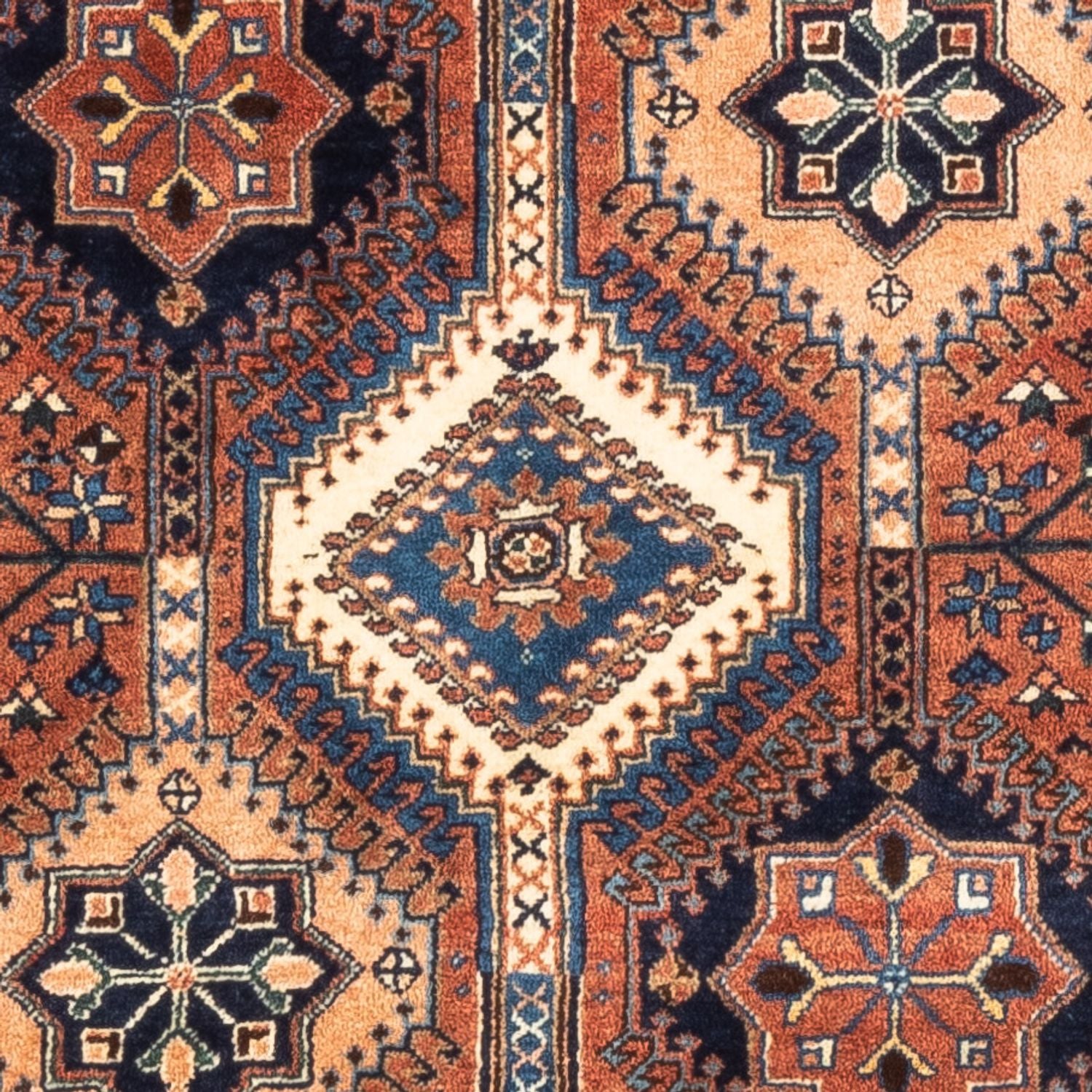 Alfombra persa - Nómada - 128 x 81 cm - rojo