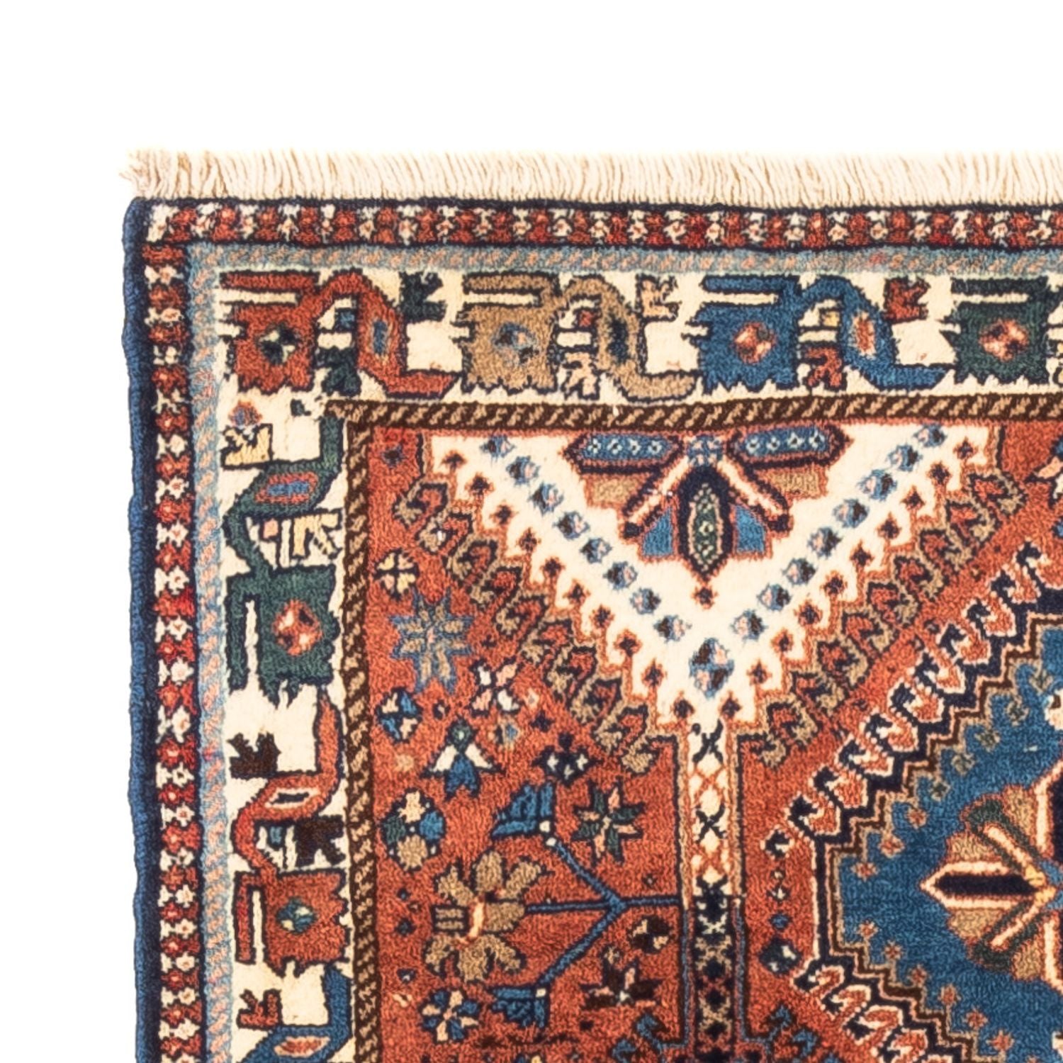 Alfombra persa - Nómada - 128 x 81 cm - rojo