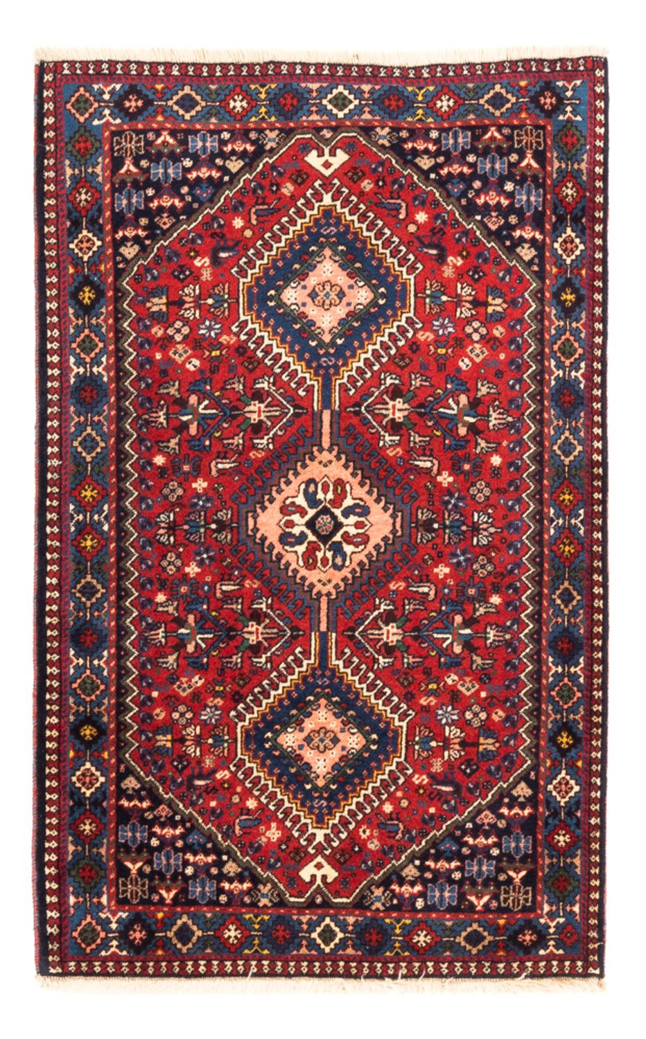 Alfombra persa - Nómada - 122 x 80 cm - rojo