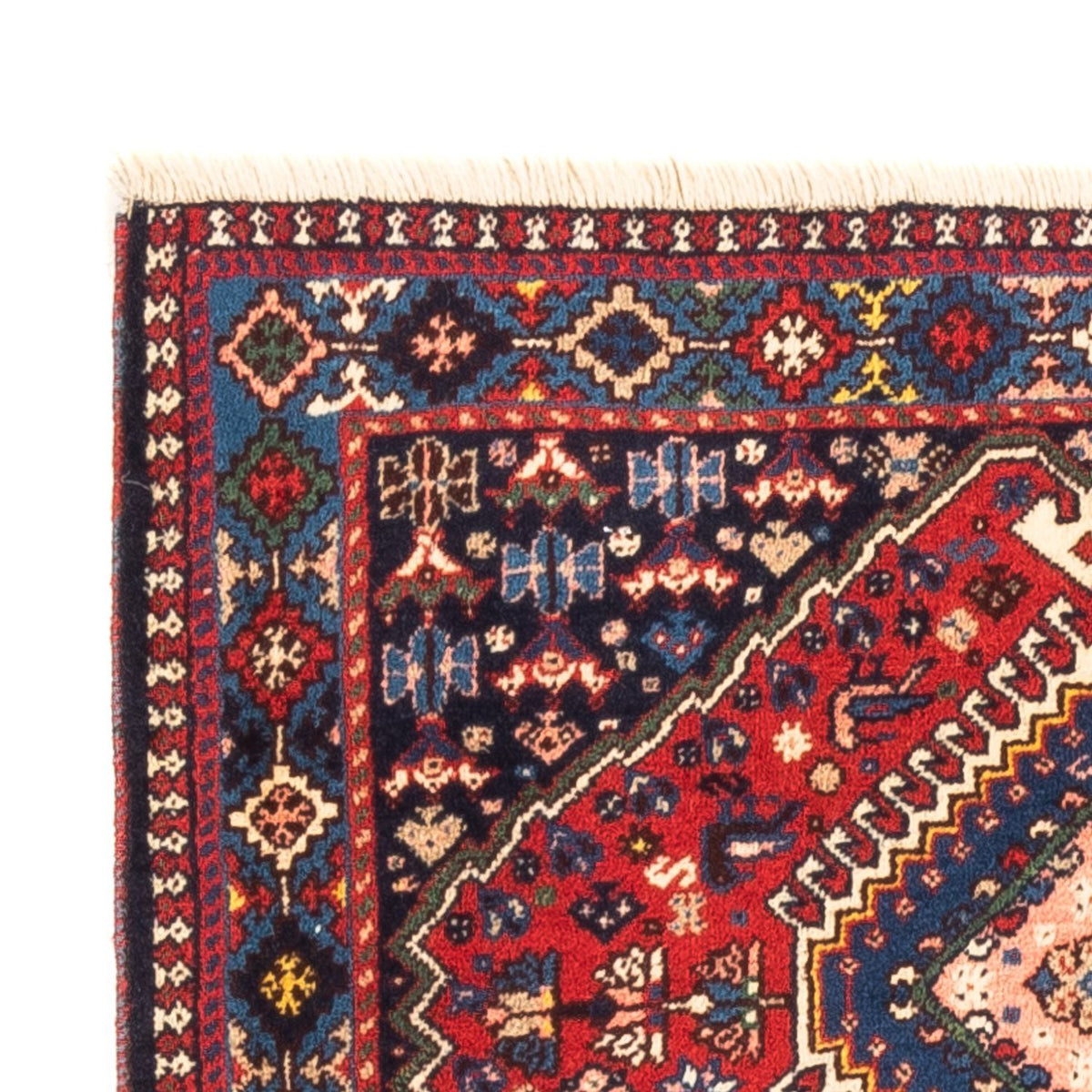 Alfombra persa - Nómada - 122 x 80 cm - rojo