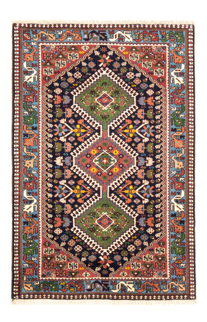Alfombra persa - Nómada - 128 x 82 cm - verde
