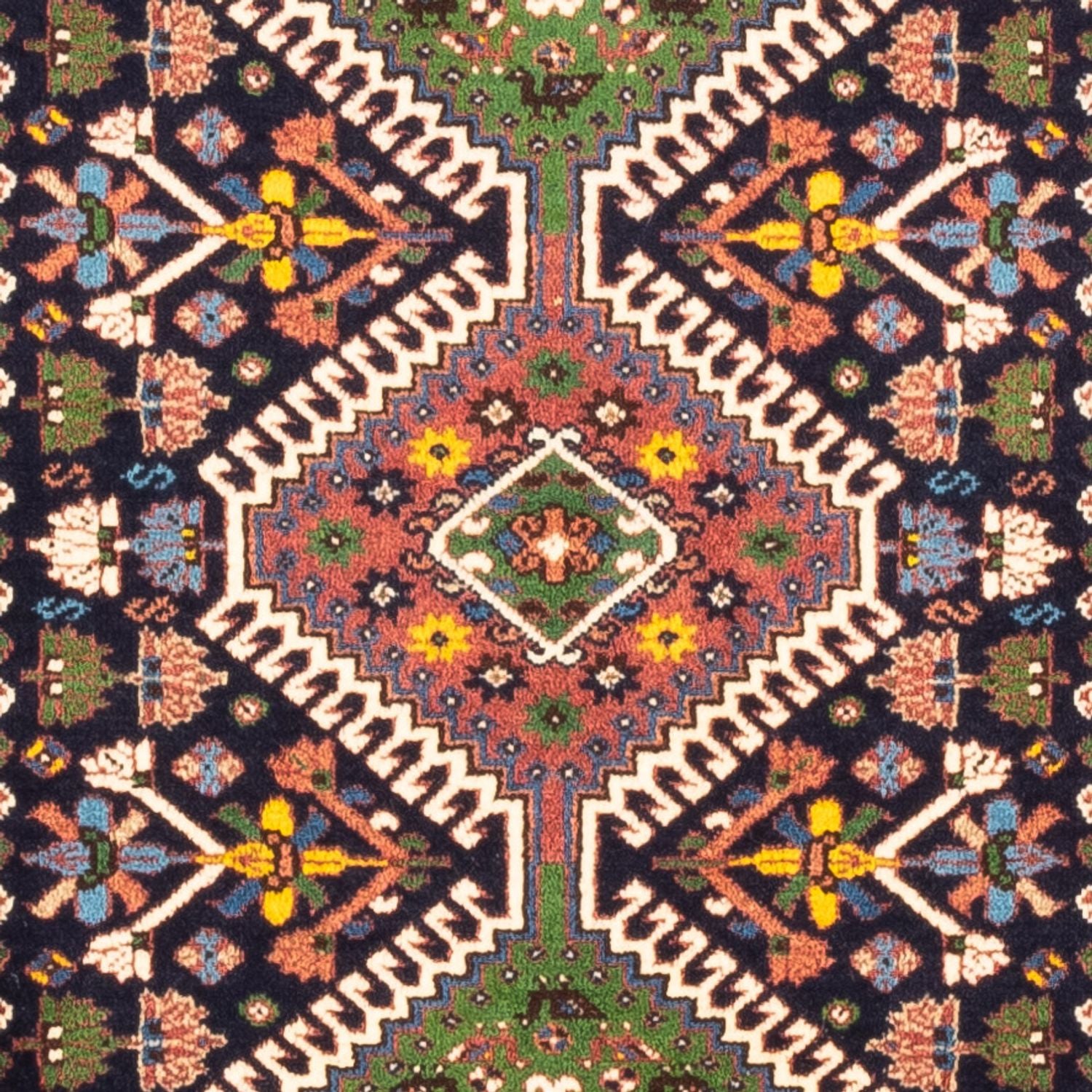 Alfombra persa - Nómada - 128 x 82 cm - verde