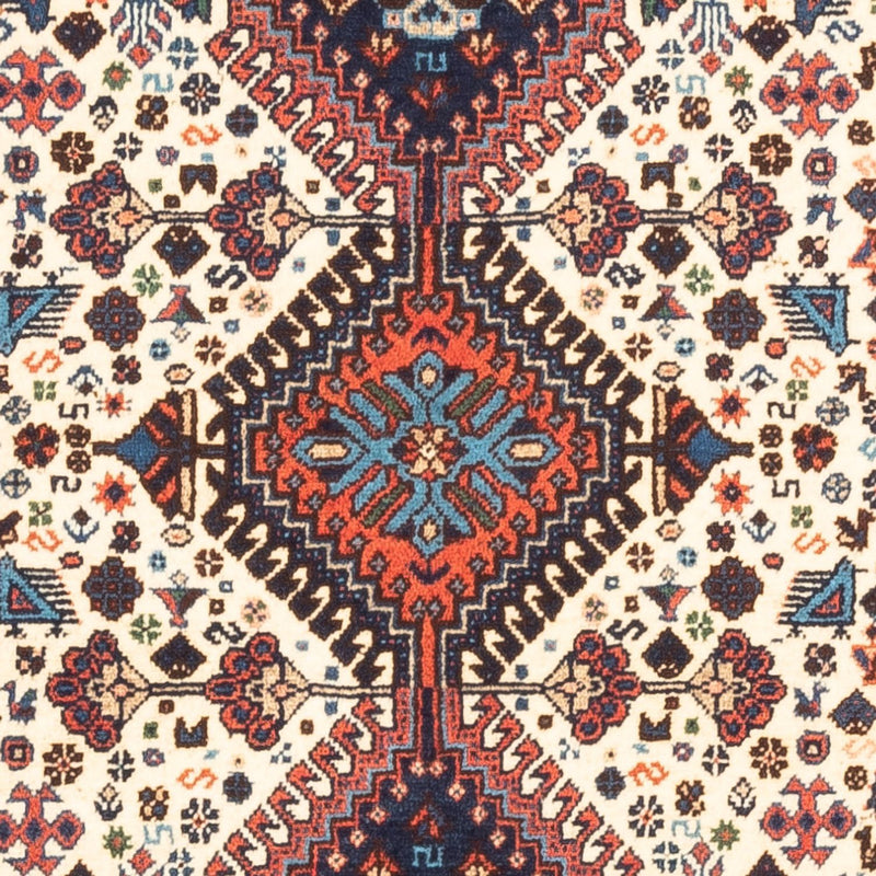 Alfombra persa - Nómada - 128 x 83 cm - crema