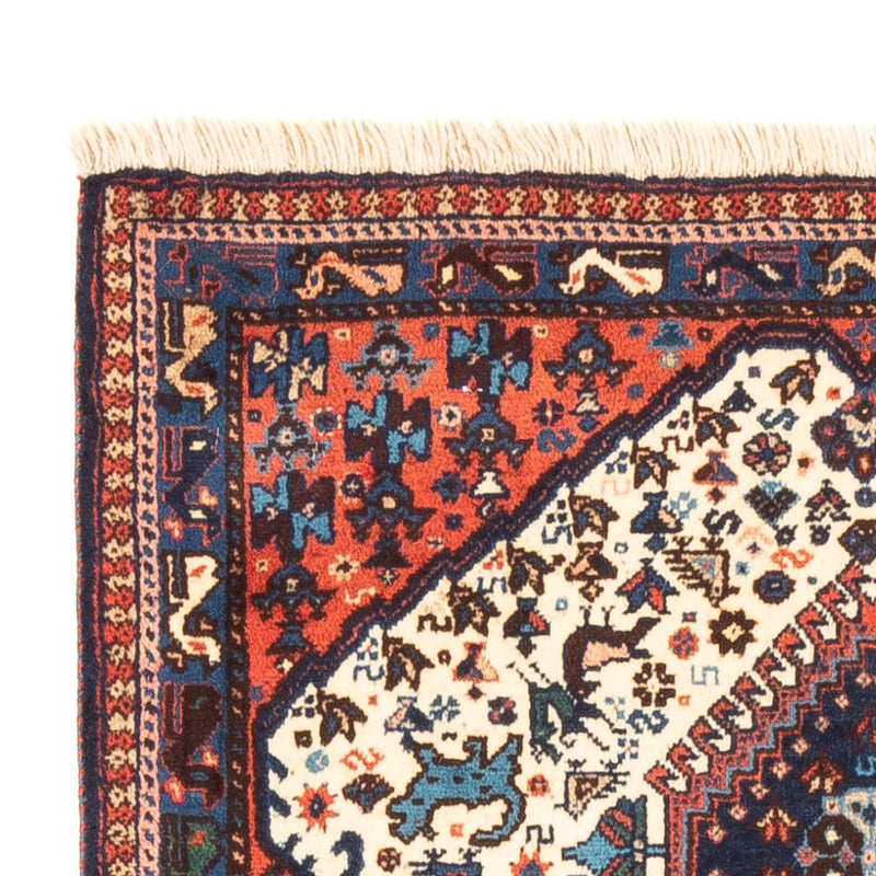 Alfombra persa - Nómada - 128 x 83 cm - crema