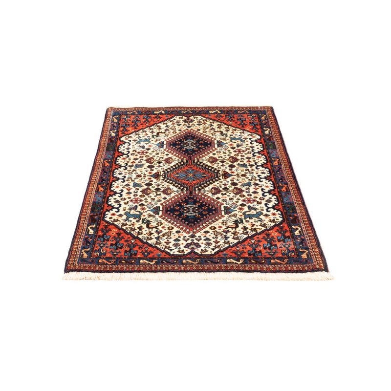 Alfombra persa - Nómada - 128 x 83 cm - crema