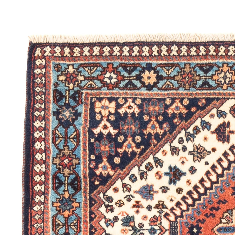 Alfombra persa - Nómada - 128 x 82 cm - crema