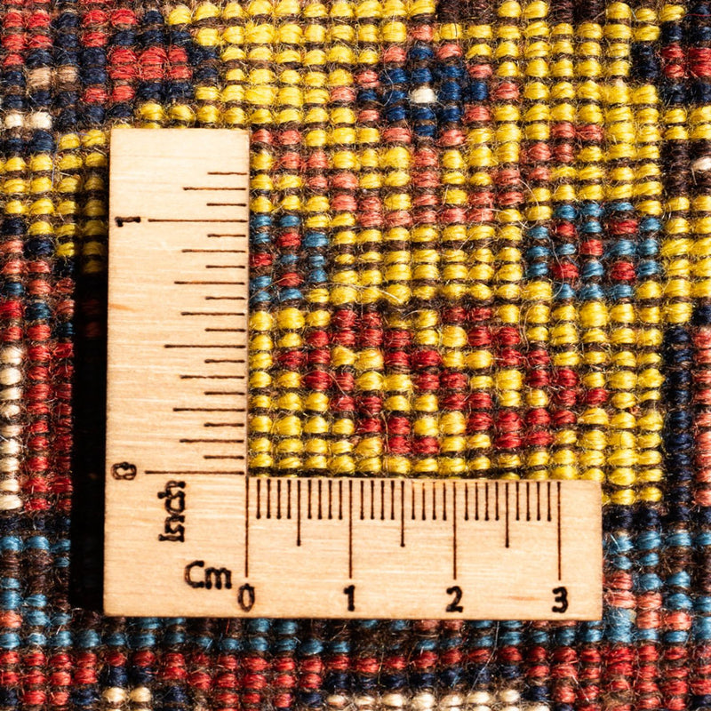 Alfombra persa - Nómada - 126 x 80 cm - amarillo