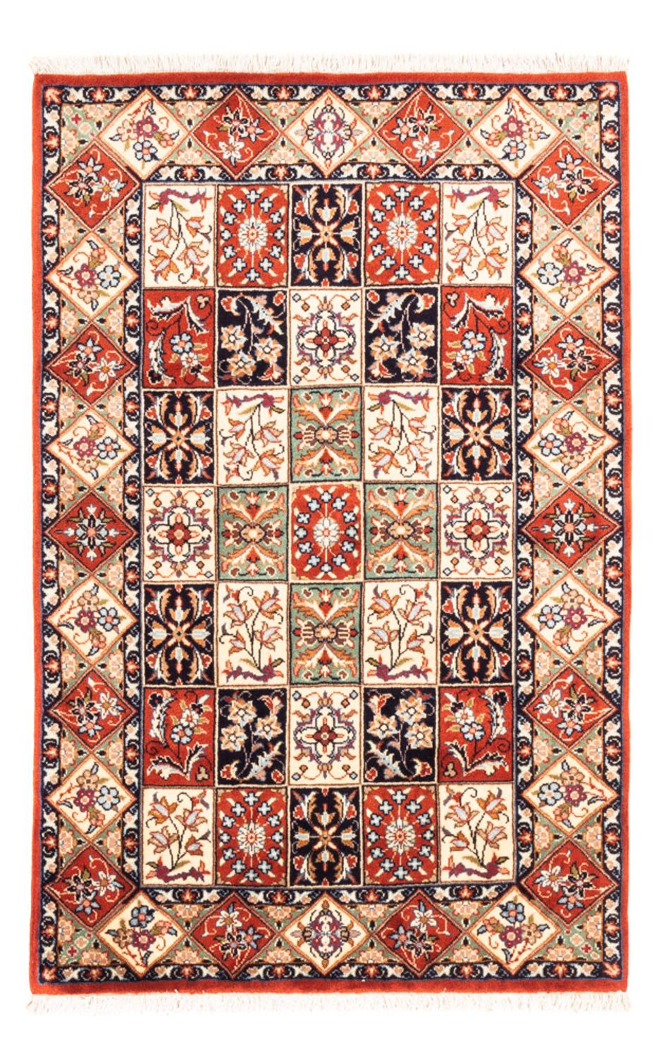 Alfombra persa - Clásica - 145 x 96 cm - multicolor