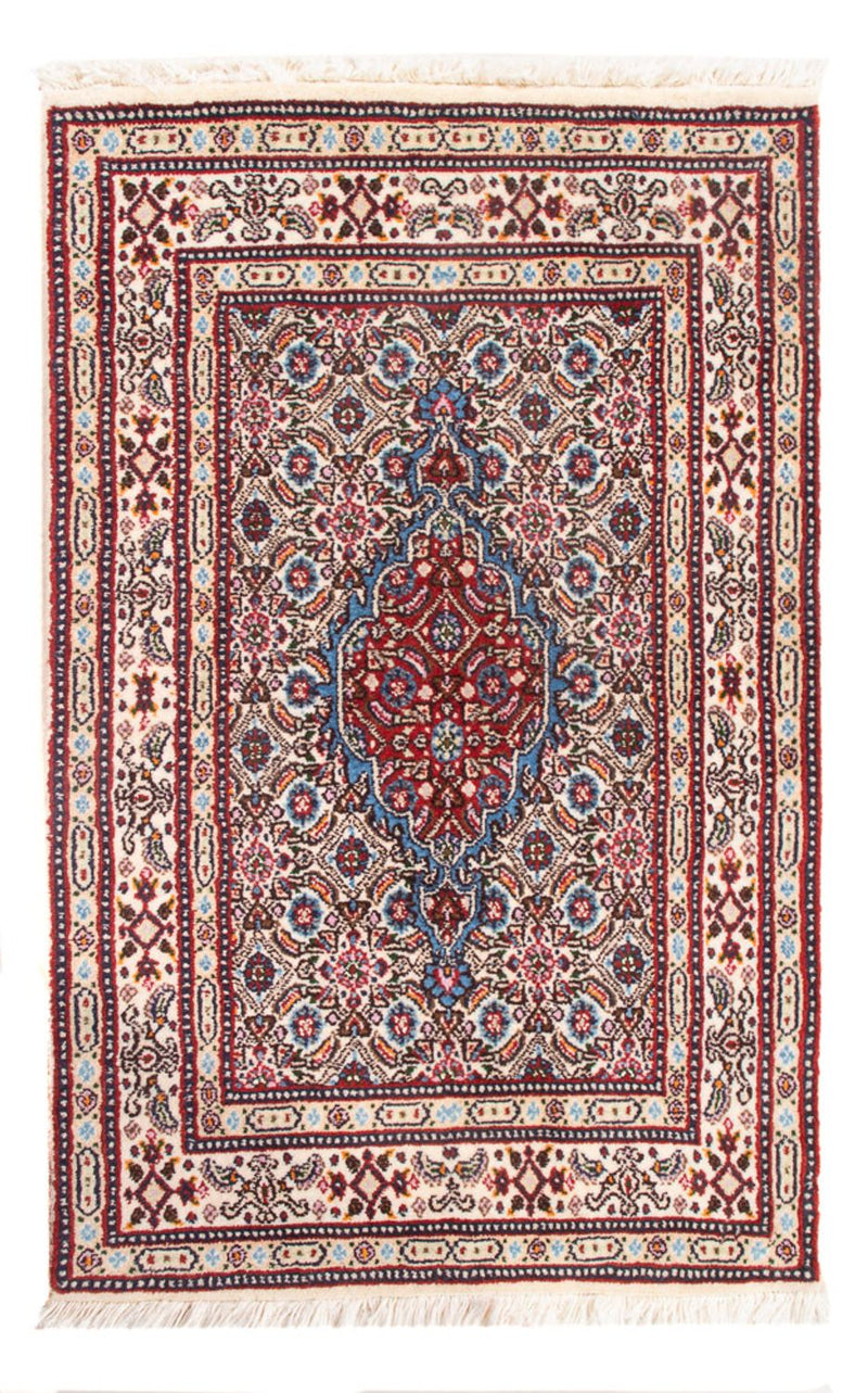 Alfombra persa - Clásica - Real - 87 x 57 cm - rojo