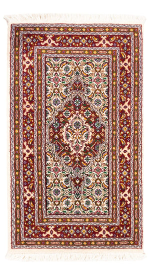 Alfombra persa - Clásica - Real - 98 x 54 cm - rojo
