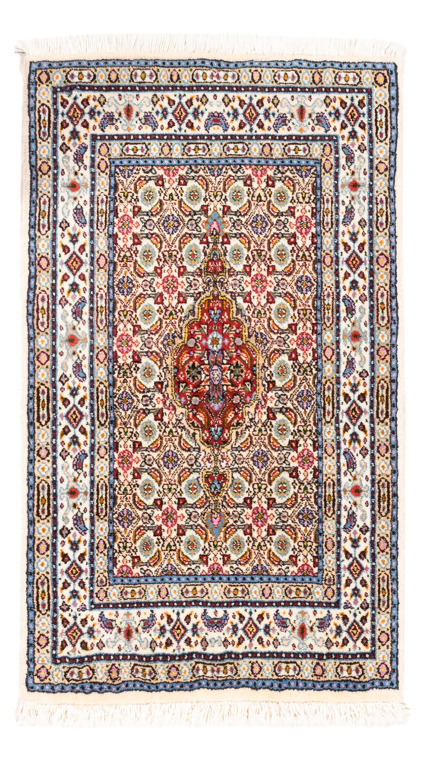 Alfombra persa - Clásica - Real - 88 x 55 cm - multicolor