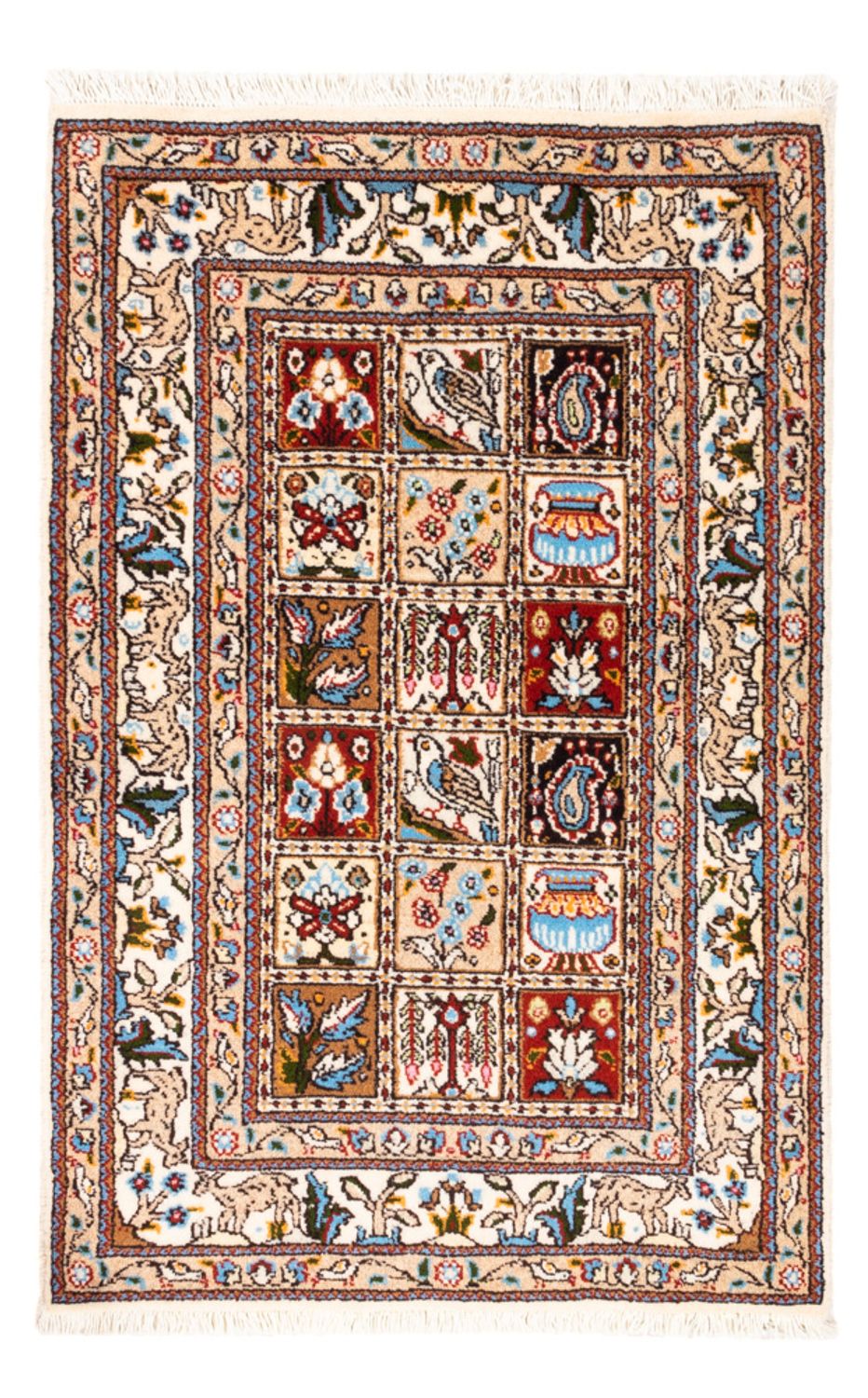Alfombra persa - Clásica - 90 x 60 cm - multicolor