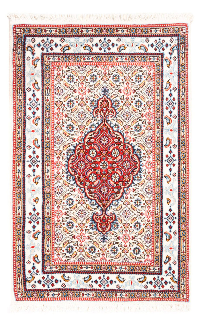 Alfombra persa - Clásica - Real - 90 x 60 cm - rojo