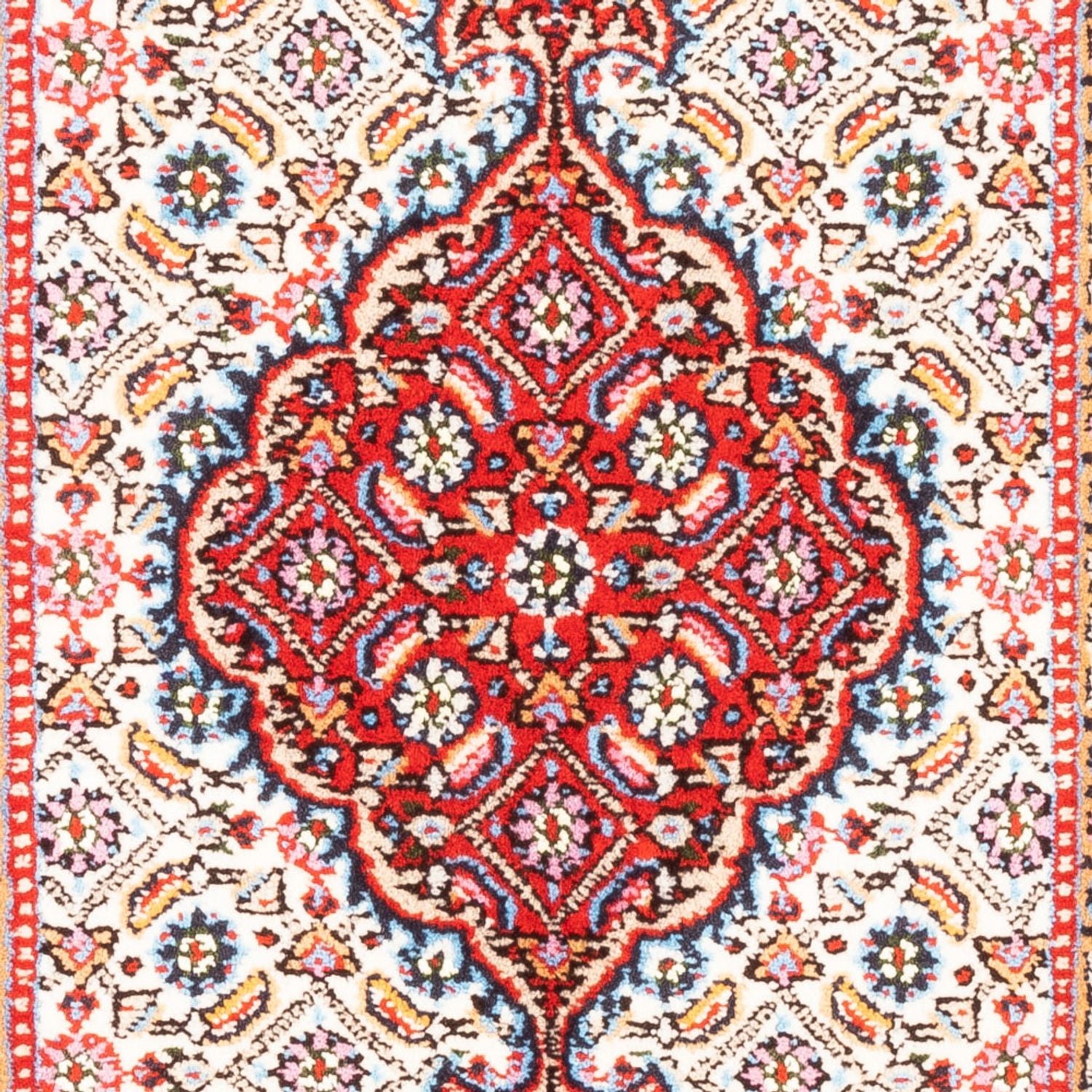 Alfombra persa - Clásica - Real - 90 x 60 cm - rojo