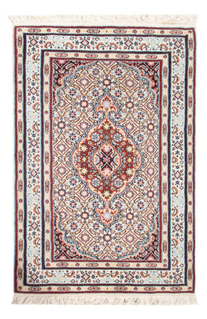 Alfombra persa - Clásica - Real - 90 x 60 cm - rojo claro