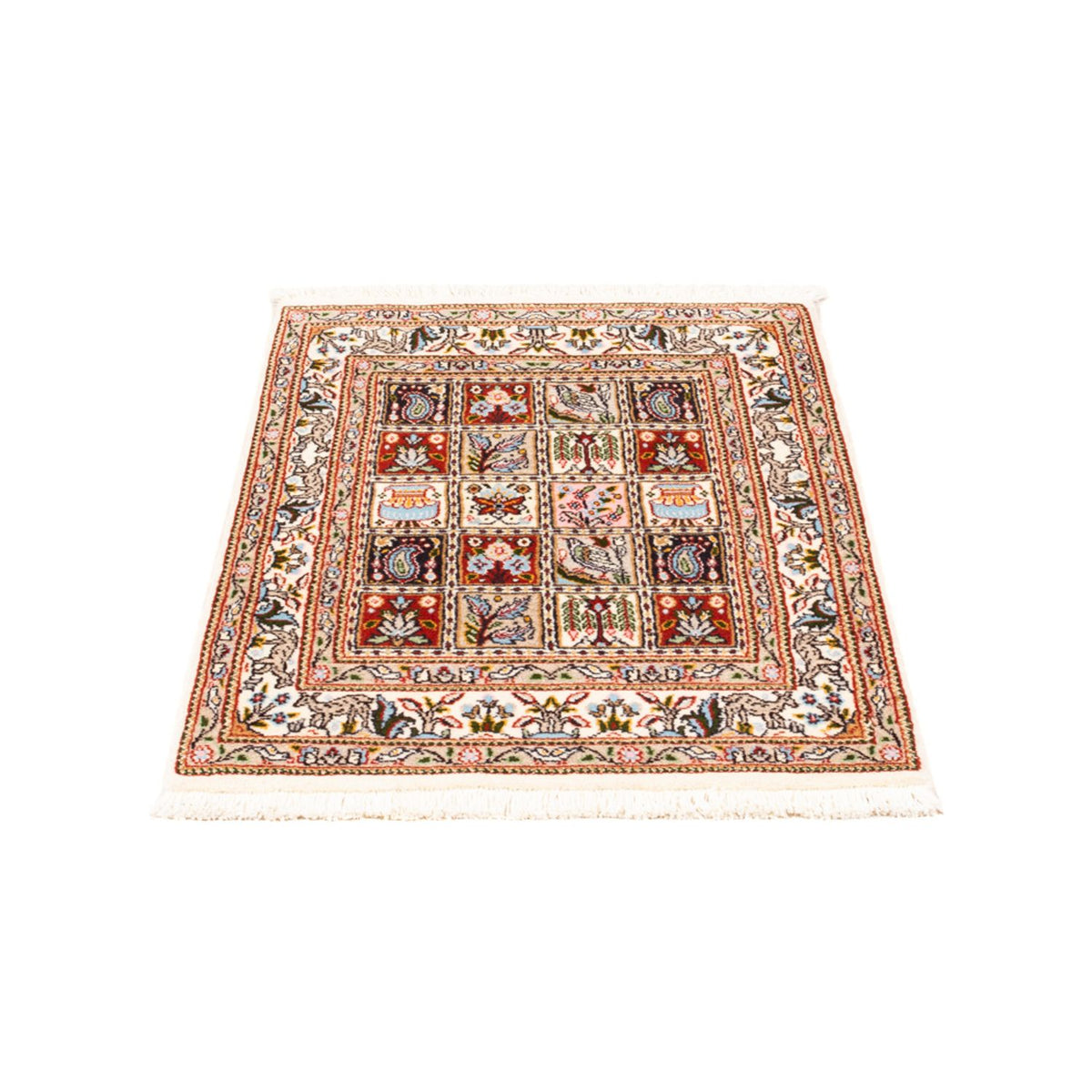 Alfombra persa - Clásica - Real - 90 x 60 cm - multicolor