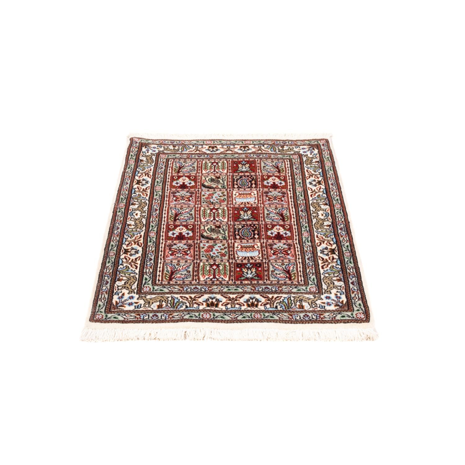 Alfombra persa - Clásica - Real - 90 x 60 cm - multicolor