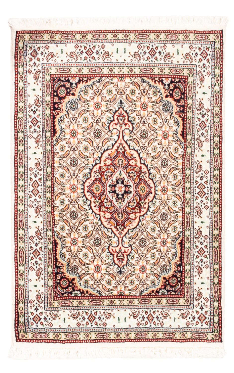 Alfombra persa - Clásica - Real - 90 x 60 cm - rojo claro