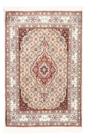 Alfombra persa - Clásica - Real - 90 x 60 cm - rojo claro