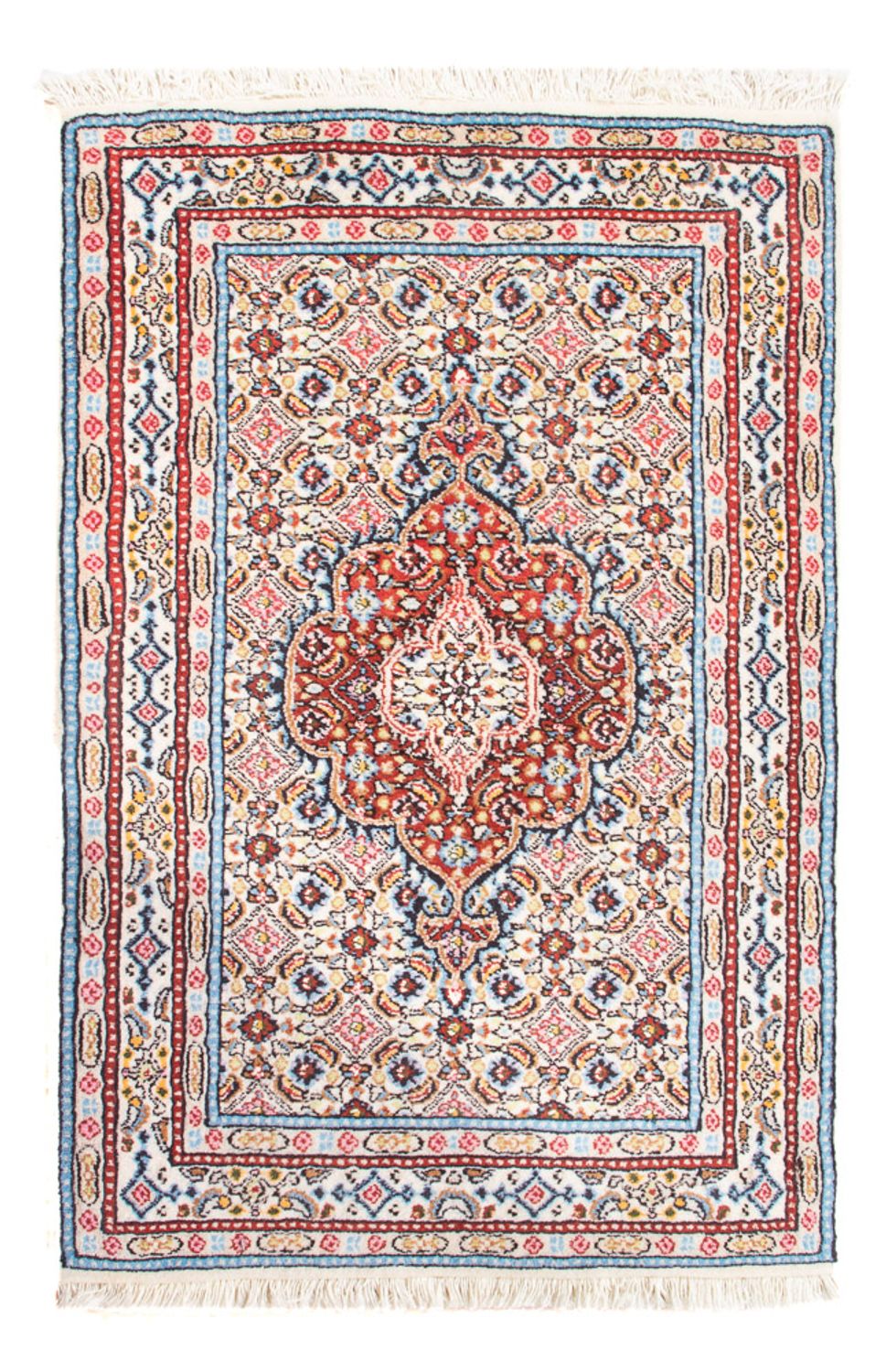 Alfombra persa - Clásica - Real - 90 x 60 cm - rojo claro